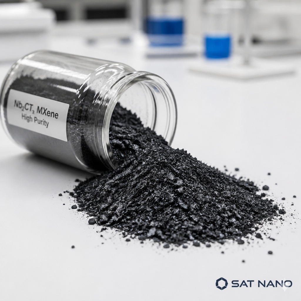 Serbuk niobium karbida Nb2CTx MXene berbilang lapisan