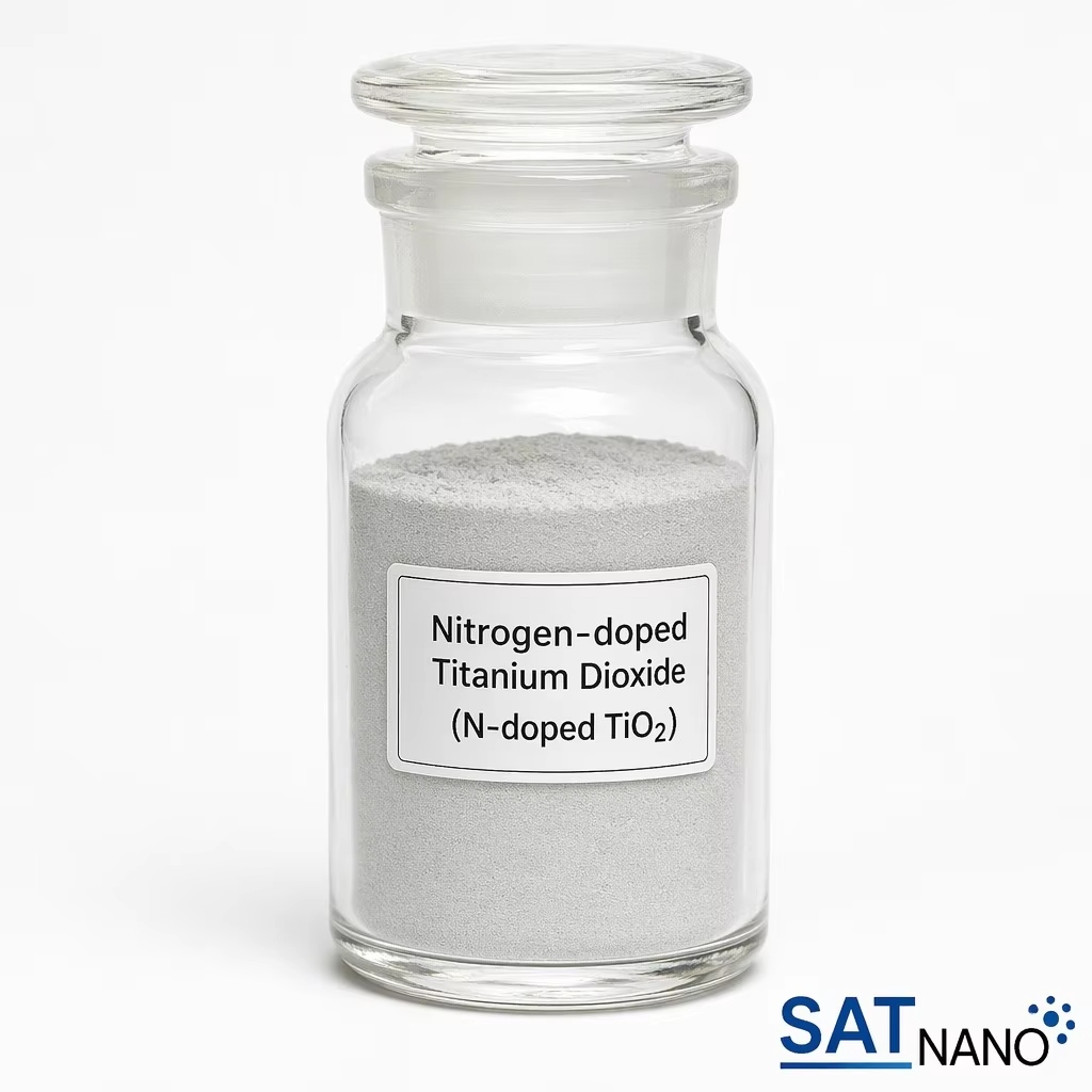 Serbuk Nano Titanium Dioksida Didop Nitrogen